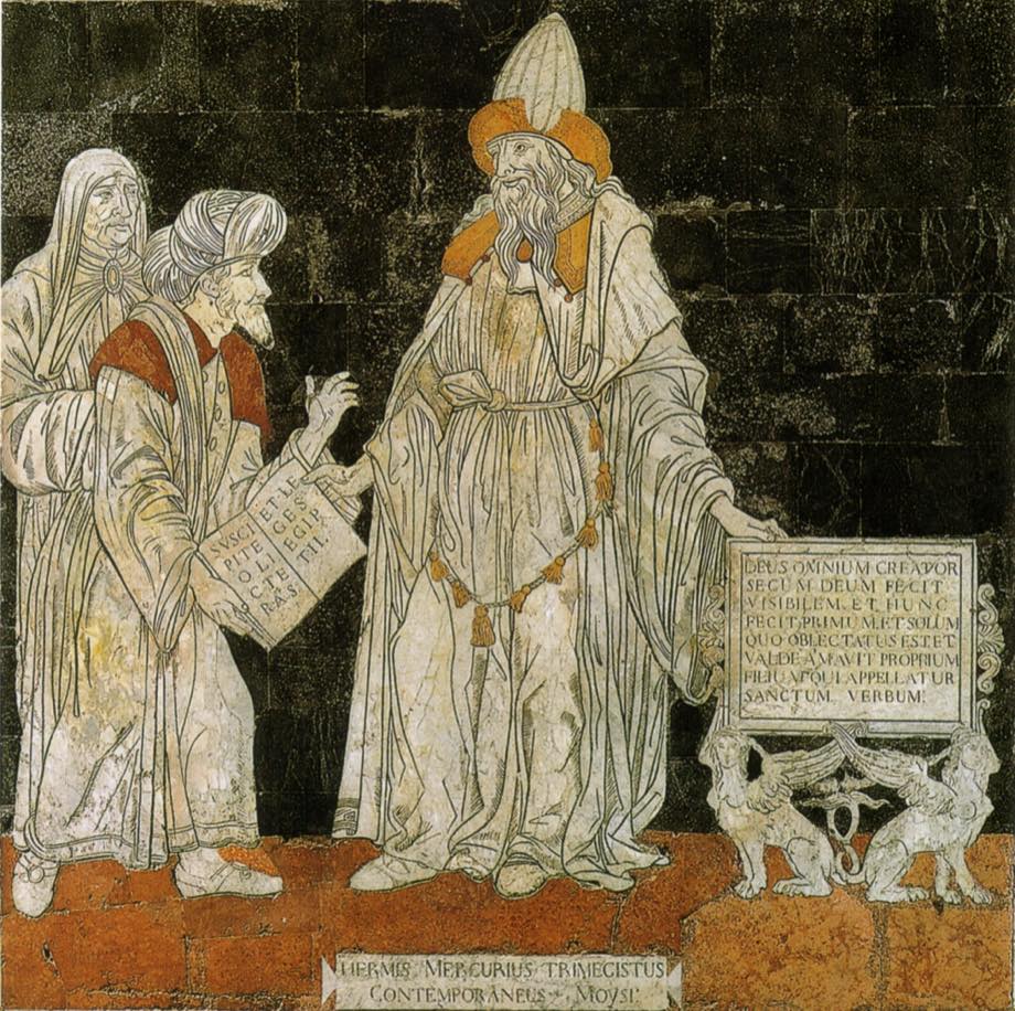 Hermes Trismegisto, marmore embutido, Catedral de Siena