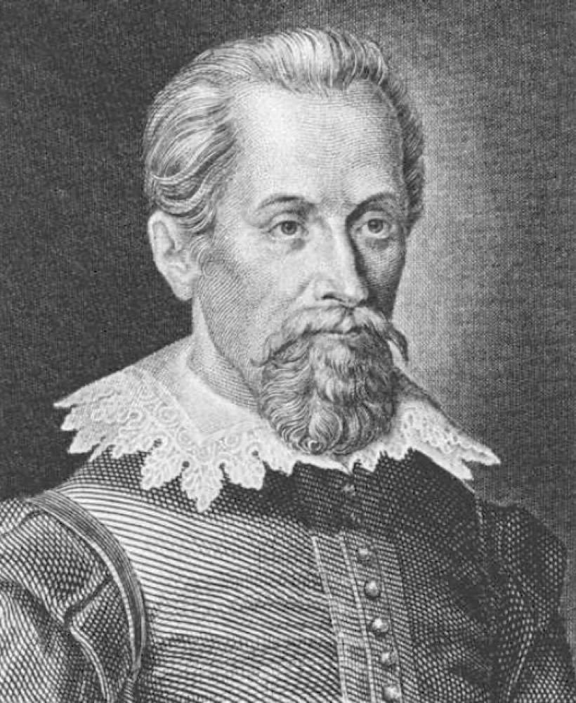 Un retrato del astrónomo Johannes Kepler de 1610.